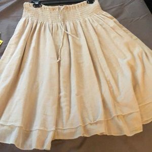 Tan skirt